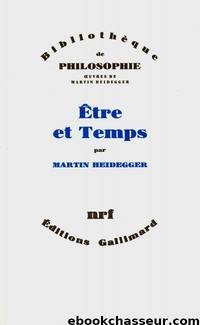 Être et Temps by Martin Heidegger