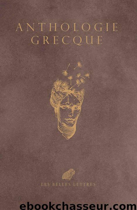 Anthologie grecque (French Edition) by Anonyme