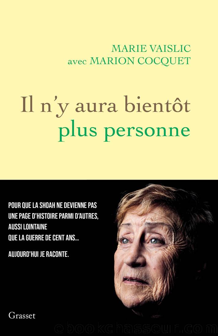 Il n'y aura bientÃ´t plus personne by Marie Vaislic Marion Cocquet