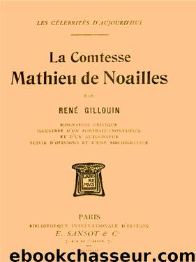 La Comtesse Mathieu de Noailles by Histoire