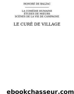 Le curé de village by Honoré de Balzac