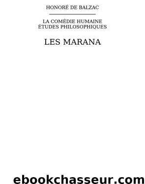 Les Marana by Honoré de Balzac