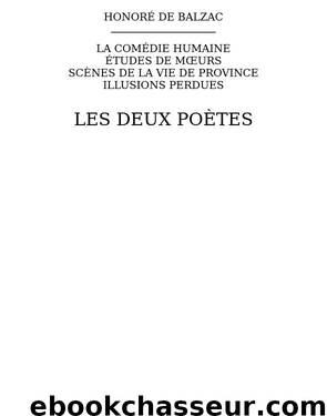 Les deux poètes by Honoré de Balzac