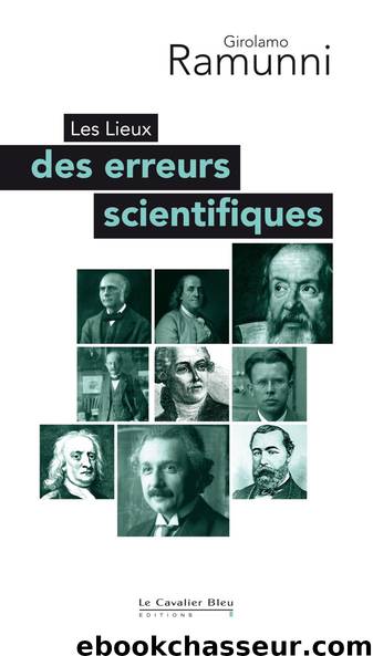 Les lieux des erreurs scientifiques by Girolamo Ramunni