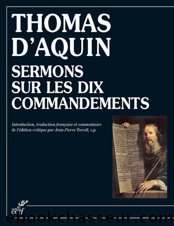 Sermons sur les dix commandements by d'Aquin Saint Thomas