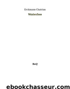 Waterloo by Erckmann-Chatrian