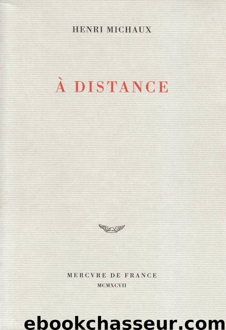 À distance by Henri Michaux