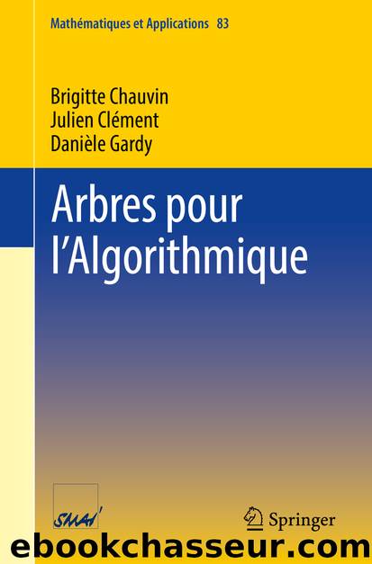 Arbres pour l’Algorithmique by Brigitte Chauvin & Julien Clément & Danièle Gardy