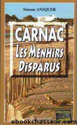 Carnac, les Menhirs disparus by Simone Ansquer