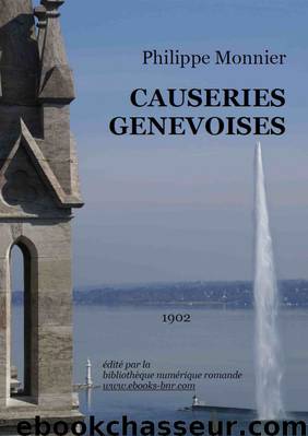Causeries genevoises by Philippe Monnier