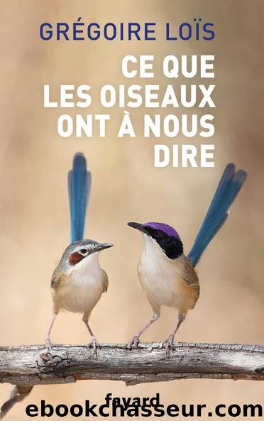 Ce que les oiseaux ont à nous dire by Grégoire Loïs
