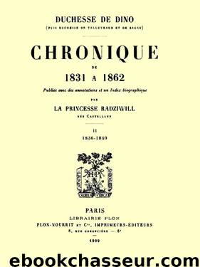 Chronique de 1831 à 1862 2 by Histoire