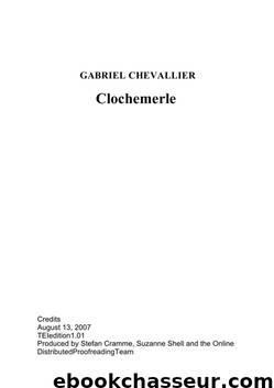 Clochemerle by CHEVALLIER GABRIEL