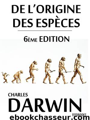 De l'Origine des espèces by Charles Darwin