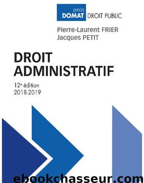 Droit administratif by Frier