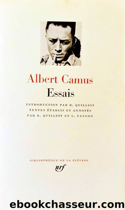 Essais by Albert Camus