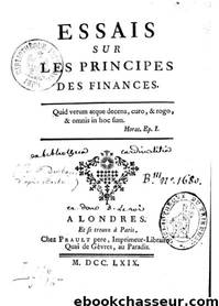 Essais sur les principes des finances by Histoire