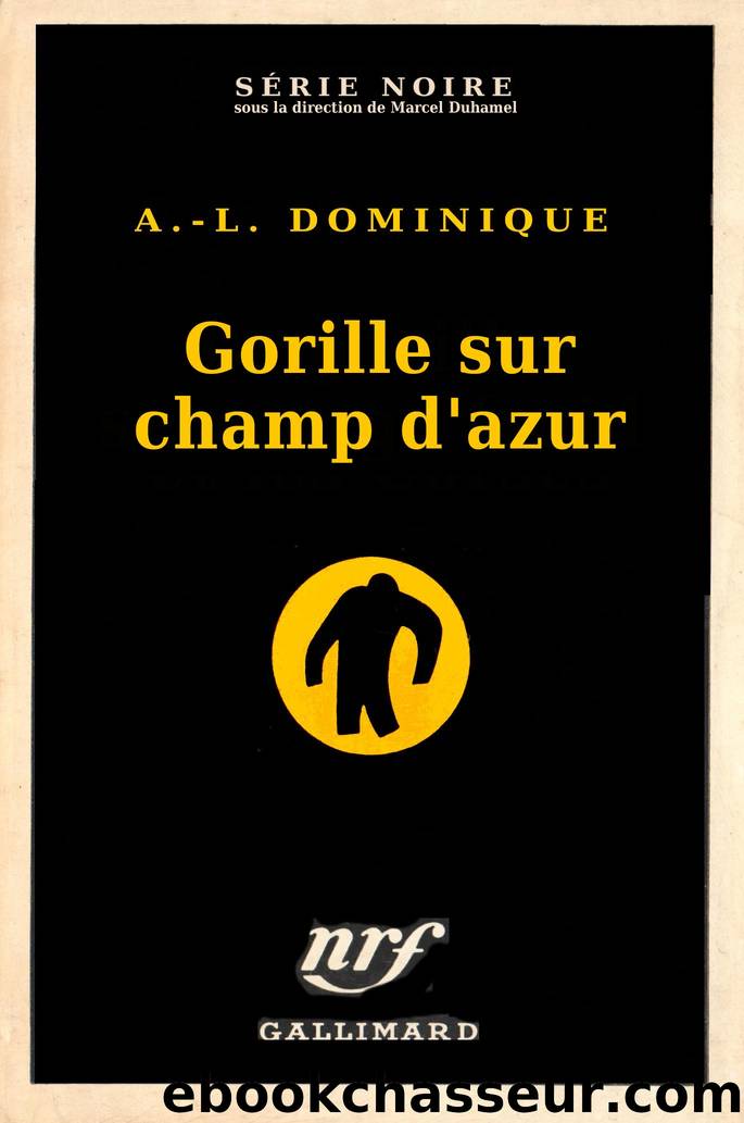 Gorille sur champ d'azur by Antoine Dominique