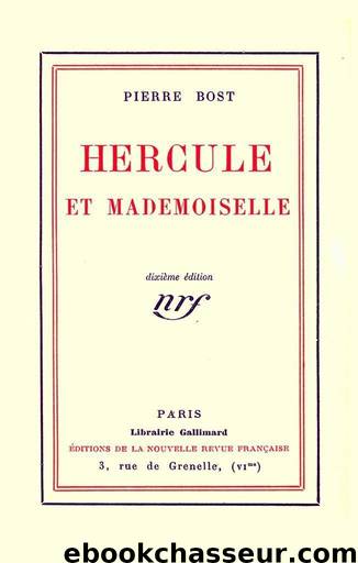 Hercule et Mademoiselle by Pierre Bost