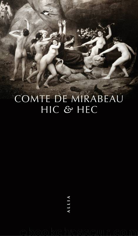 Hic et Hec by Mirabeau Honoré-Gabriel de Riquetti comte de