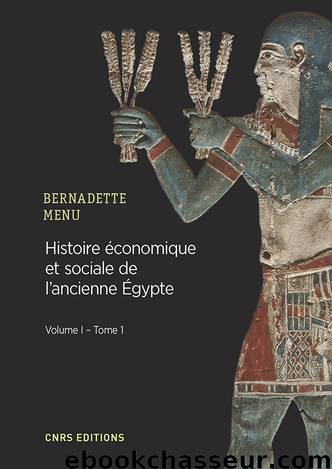 Histoire économique et sociale de l'Ancienne Egypte. De Nârmer à Alexandre le Grand by Bernadette Menu