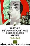 Histoire de l'Union sovietique by Werth Nicolas