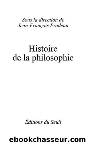 Histoire de la philosophie by Collectif