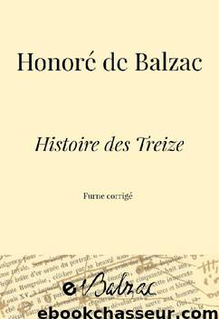 Histoire des Treize by Honoré de Balzac