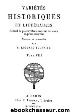 Historiques et Littéraires 08 by Histoire