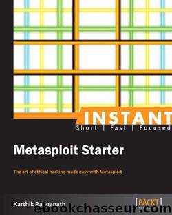 Instant Metasploit Starter by Ranganath Karthik
