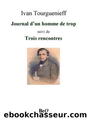Journal d’un homme de trop by Ivan Tourgueniev