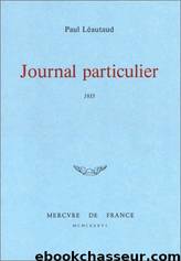 Journal particulier by Inconnu(e)