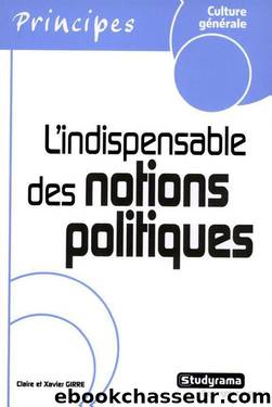 L'Indispensable Des Notions Politiques by Claire Girre & Xavier Girre