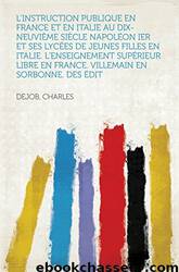 L'Instruction Publique en France by Histoire
