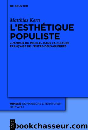 LâesthÃ©tique populiste by Matthias Kern