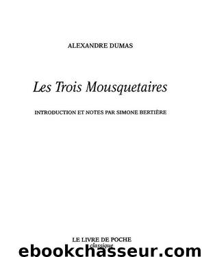 LES TROIS MOUSQUETAIRES by ALEXANDRE DUMAS