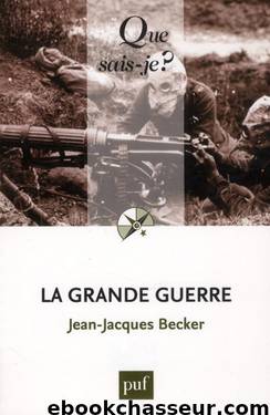 La Grande Guerre by Becker Jean-Jacques