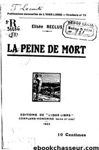 La Peine de mort (1879) by Histoire