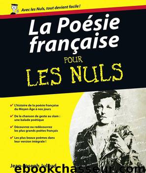 La Poésie française pour les Nuls by Julaud Jean-Joseph
