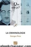 La criminologie by Georges Picca