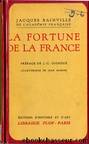 La fortune de la France by Histoire de France - Jacques Bainville