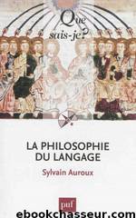 La philosophie du langage by Histoire