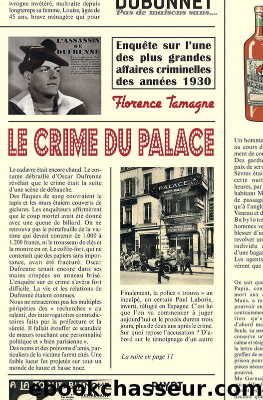 Le Crime du Palace by Florence Tamagne