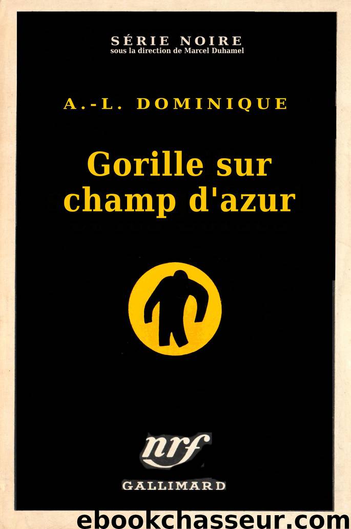 Le Gorille 04 - Gorille Sur Champ d'Azur by Antoine Dominique