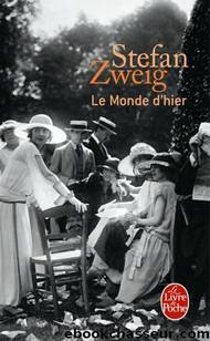Le Monde d'hier (French Edition) by Stefan Zweig