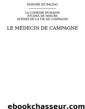 Le médecin de campagne by Honoré de Balzac