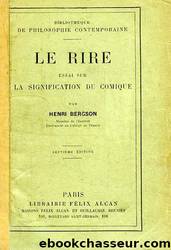 Le rire by Henri Bergson