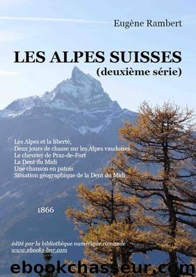 Les Alpes suisses (deuxiÃ¨me sÃ©rie) by Eugène Rambert