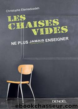 Les Chaises vides by Christophe Etemadzadeh
