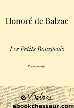 Les Petits Bourgeois by Honoré de Balzac